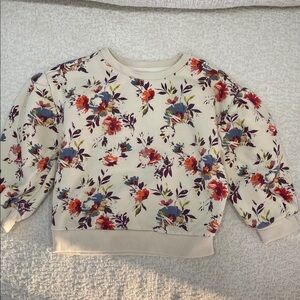 Floral Print Sweater